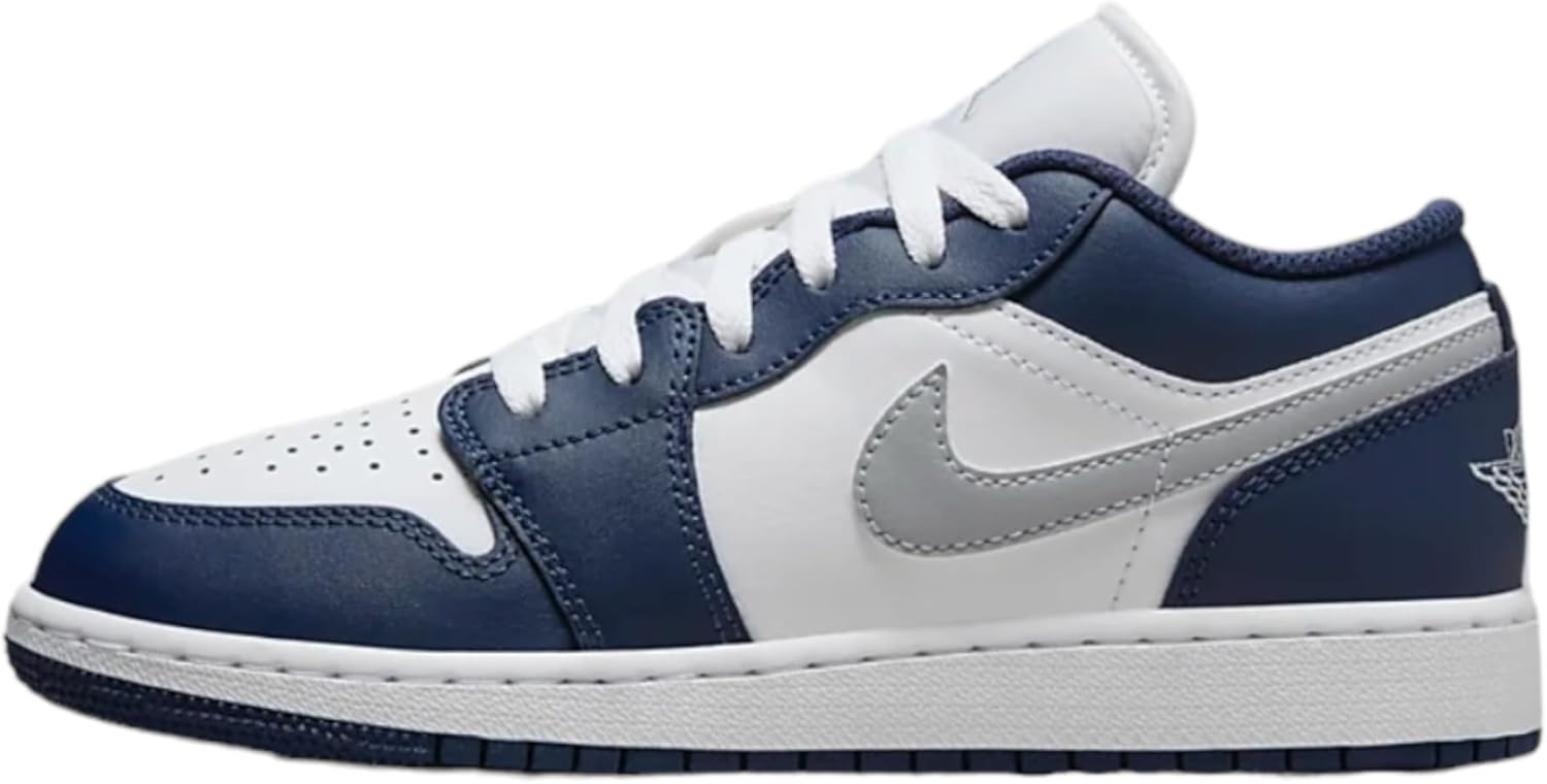 NIKE air jordan 1 low(GS) 未使用 Nike GS Air Jordan 1 Low Steel Blue 25cm
